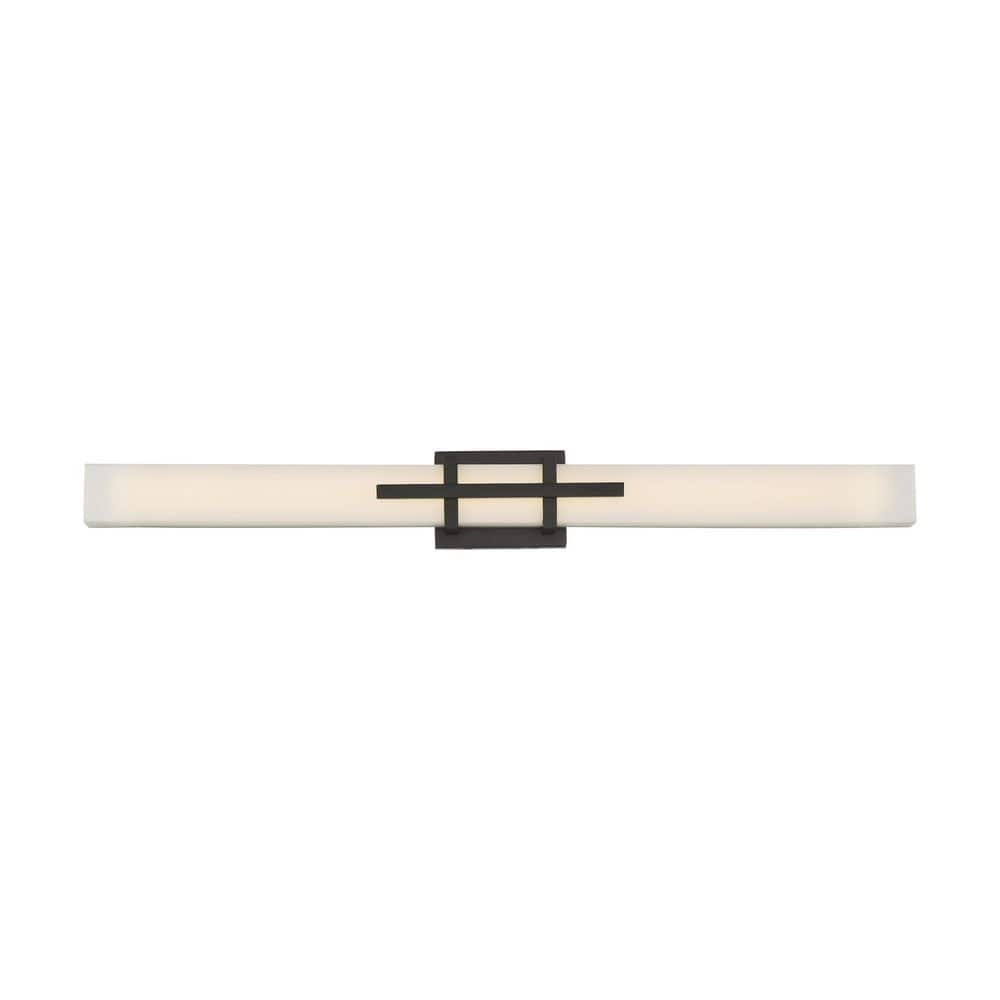 62/876-Nuvo Lighting-Grill-39W 1 LED Wall Sconce-4 Inches Wide-Aged Bronze Finish