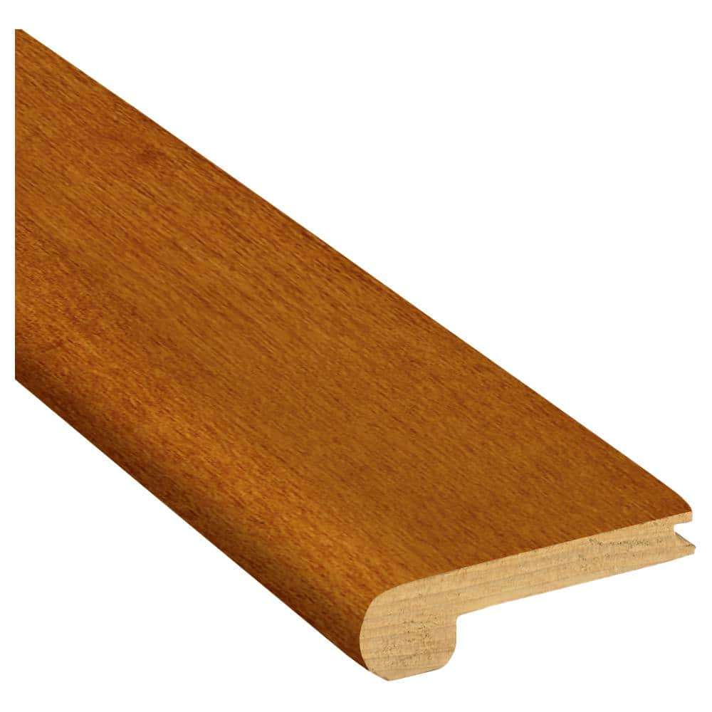 Fawn Oak Prefinished Solid Wood Stair Nose Molding, 78 inches