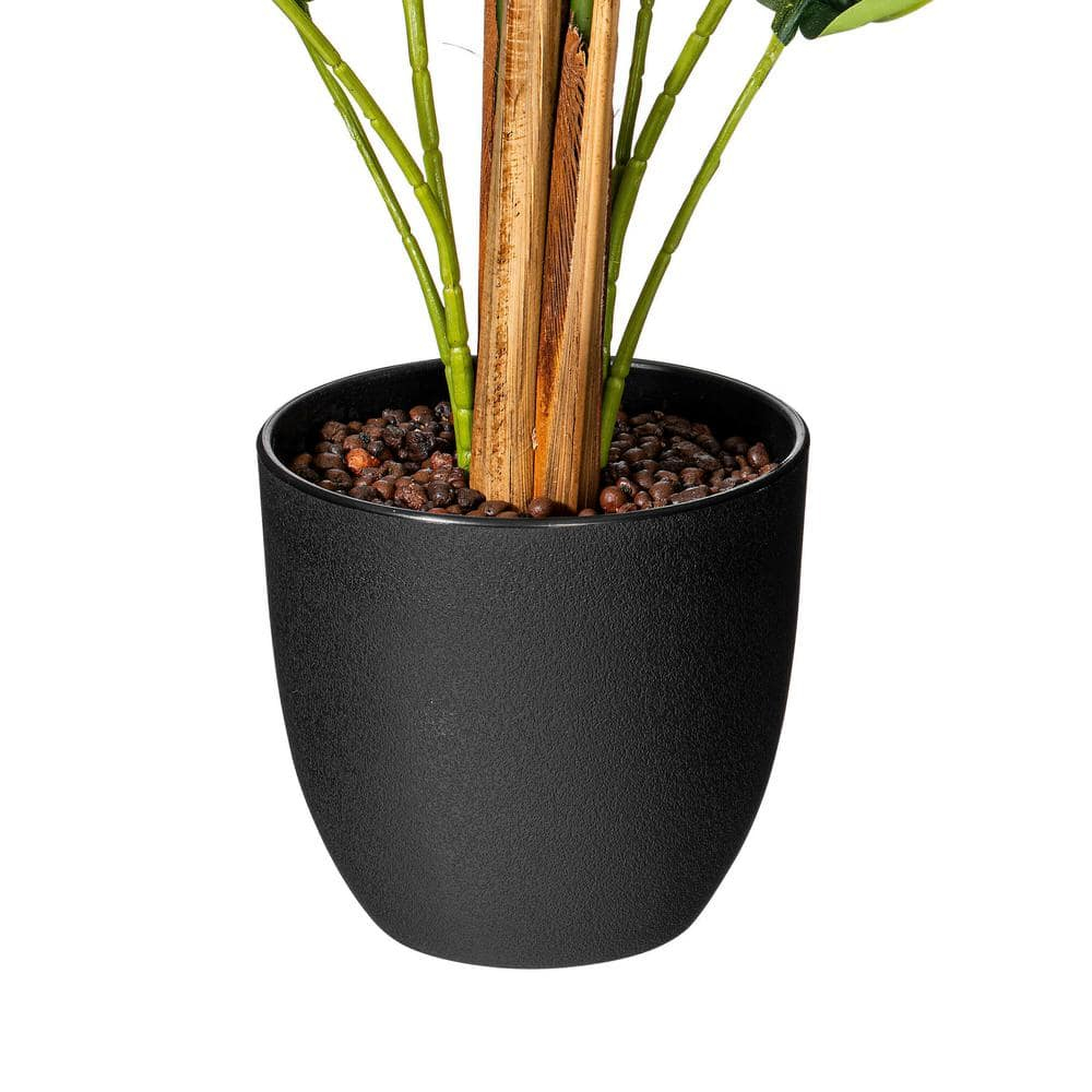 Vickerman 35" Artificial Potted Fern Palm Real Touch Leaves.
