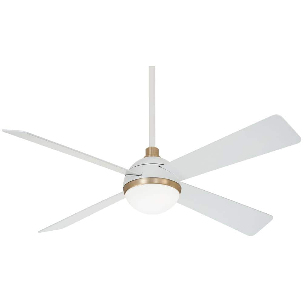 Minka Aire 54" 4 - Blade LED Standard Ceiling Fan with Remote Control and Light Kit Included