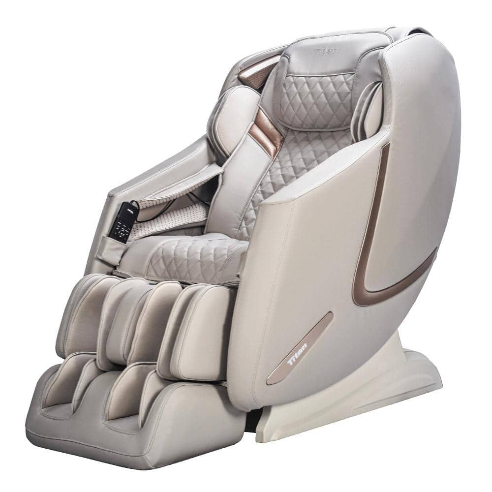 Taupe Faux Leather Zero Gravity Massage Recliner