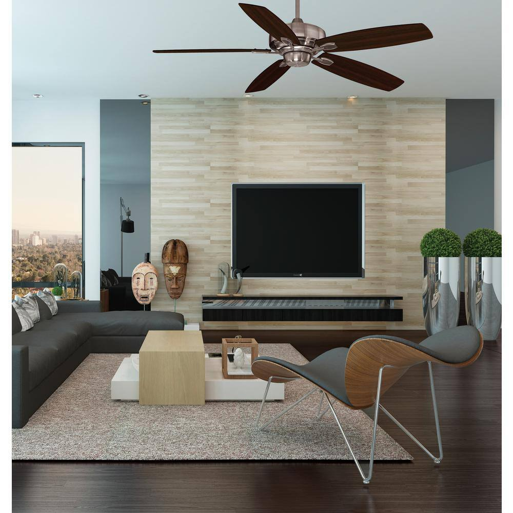 Wind Star 52" Ceiling Fan in Brushed Pewter