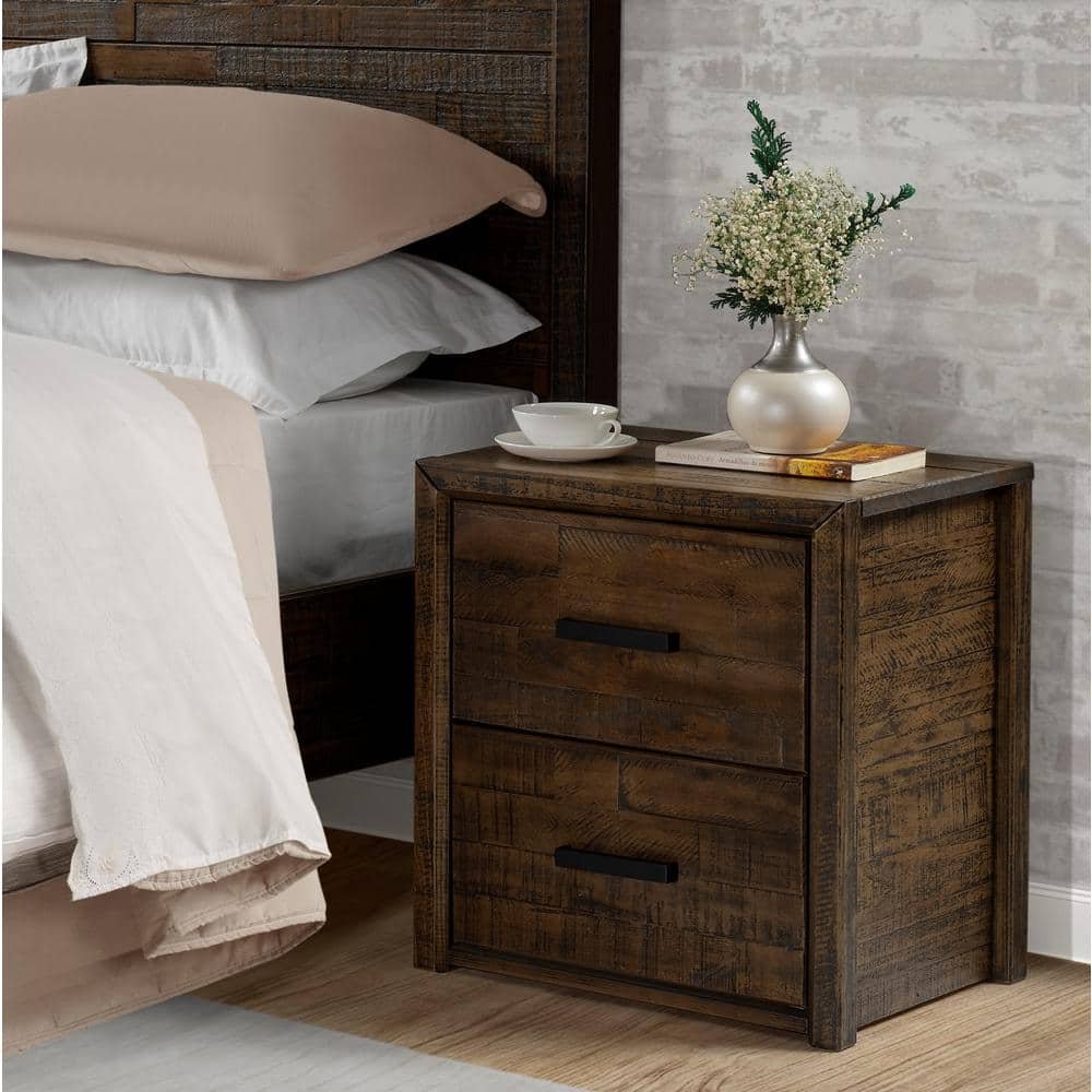 Monterrey Nightstand - Provincial Brown Finish