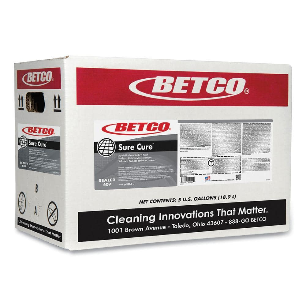 Betco® Sure Cure Urethane Fortified Sealer/Finish, 5 gal Bag-in-Box 609B500