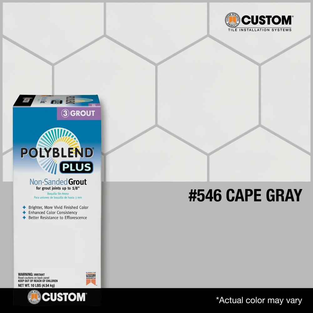 Grout Customs POLYBLEND Plus Non Sanded Delorean Gray 165