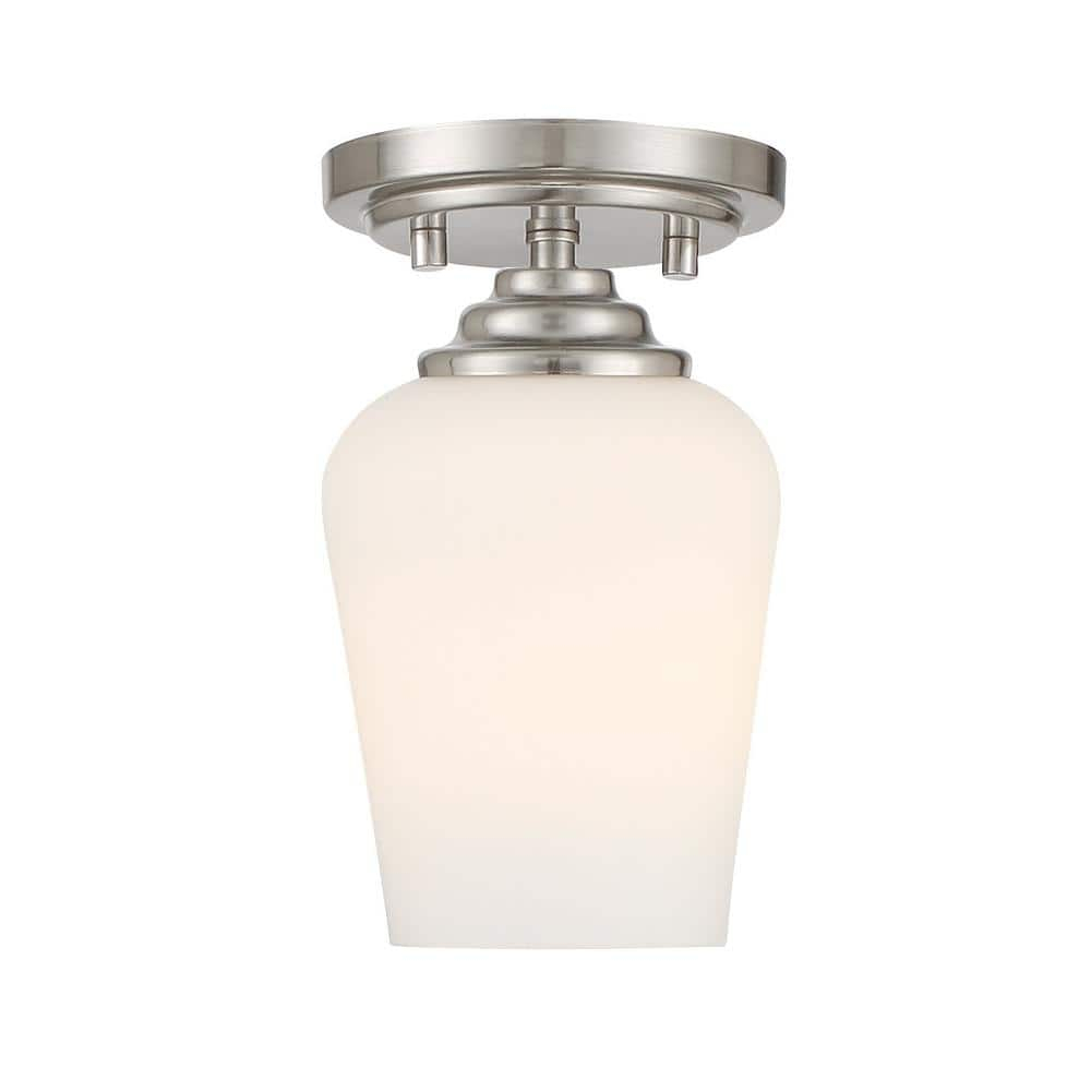1 Light Convertible Pendant-Brushed Nickel Finish    -Traditional Installation Minka Lavery 4921-84