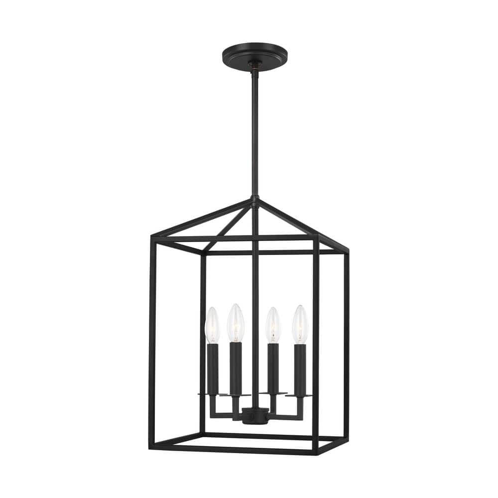 Lucius Pendant Light - Black / 12.25"W