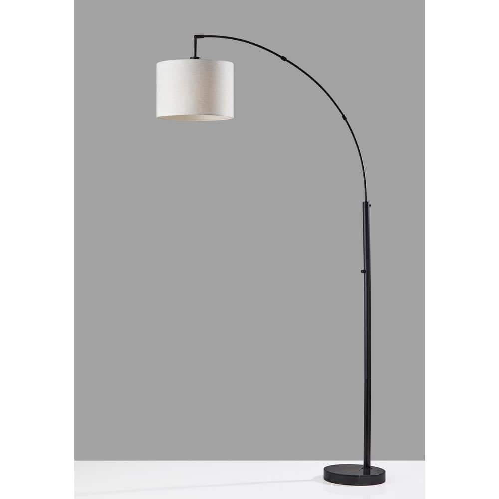 Bowery Arc Lamp in Matte Black Color