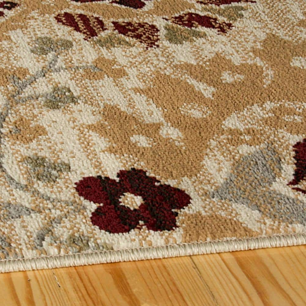 Superior Augusta Oriental Indoor Area Rug, 6' x 9', Camel