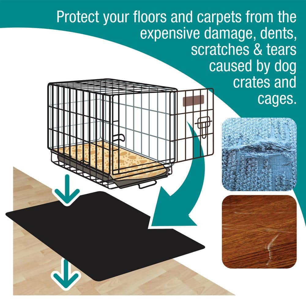 Floortex® Polypropylene Pet Crate Floor Mat - XL - 26" x 38"