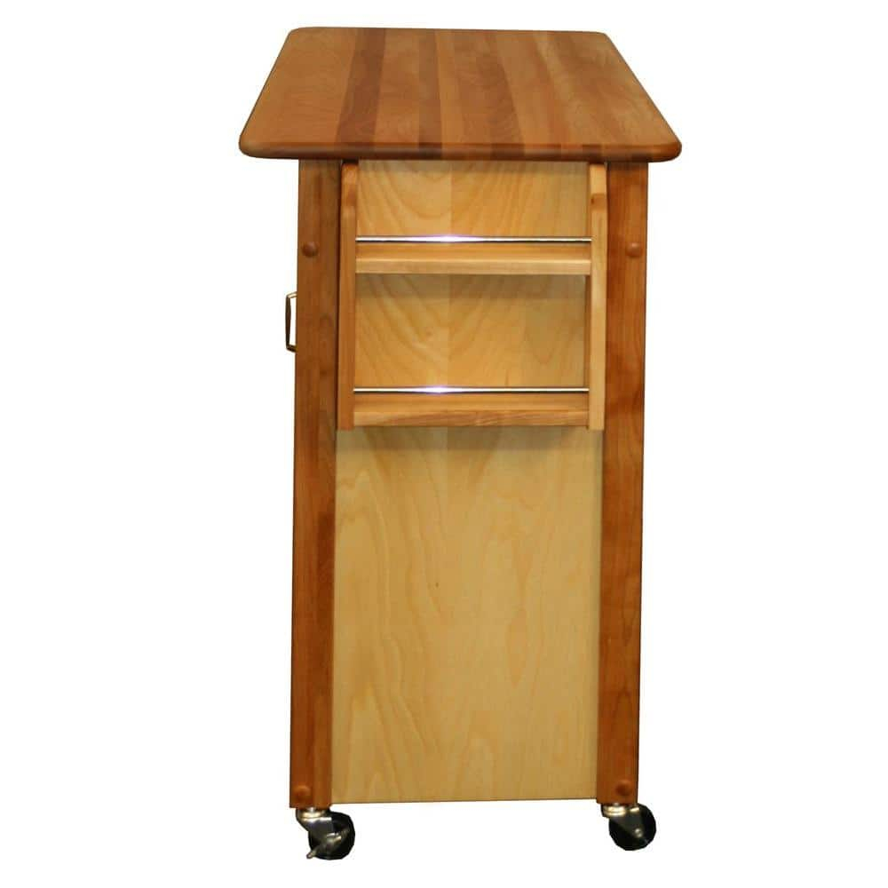Catskill Butcher Block Island with Raised Panel Doors