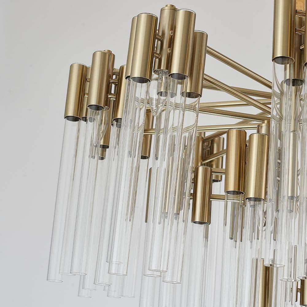 Davina I 16-Light Gold Crystal Chandelier