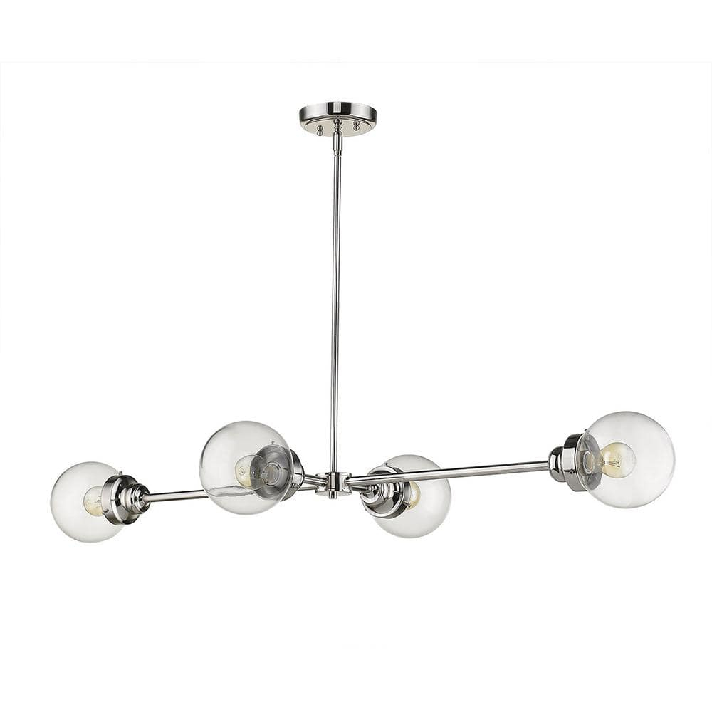 Acclaim Lighting In21222 Portsmith 4 Light 48" Wide Linear Chandelier