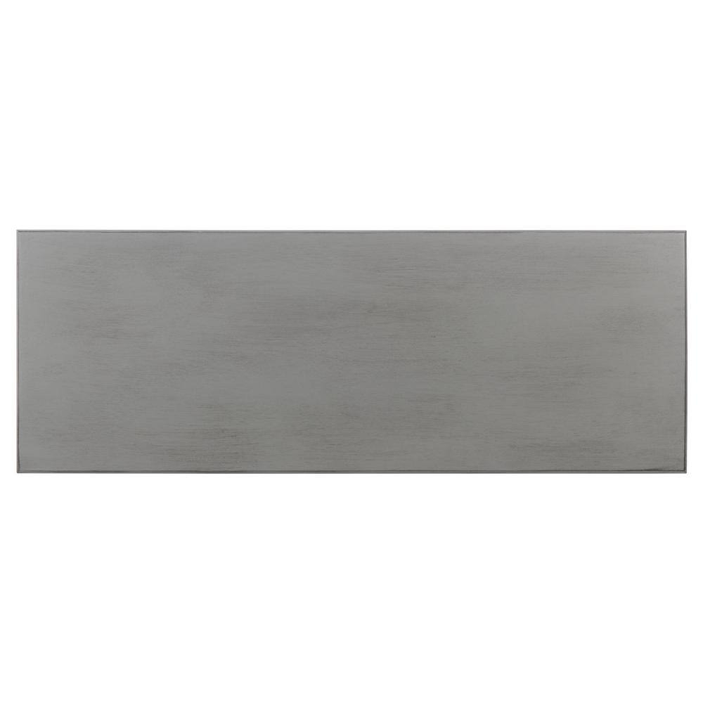 SAFAVIEH Halton Modern 2 Drawer Console Table, Distressed Grey