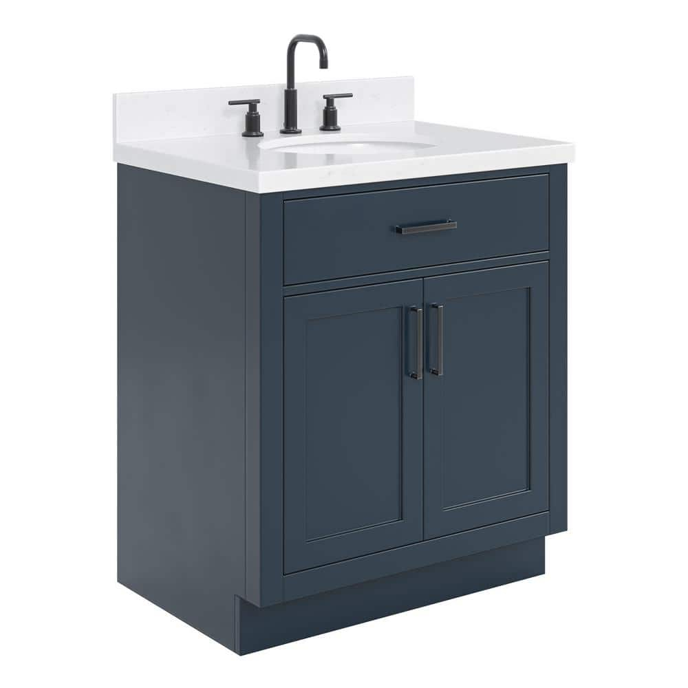 Ariel T030scqovo Hepburn 30" Free Standing Single Basin Vanity Set - Blue