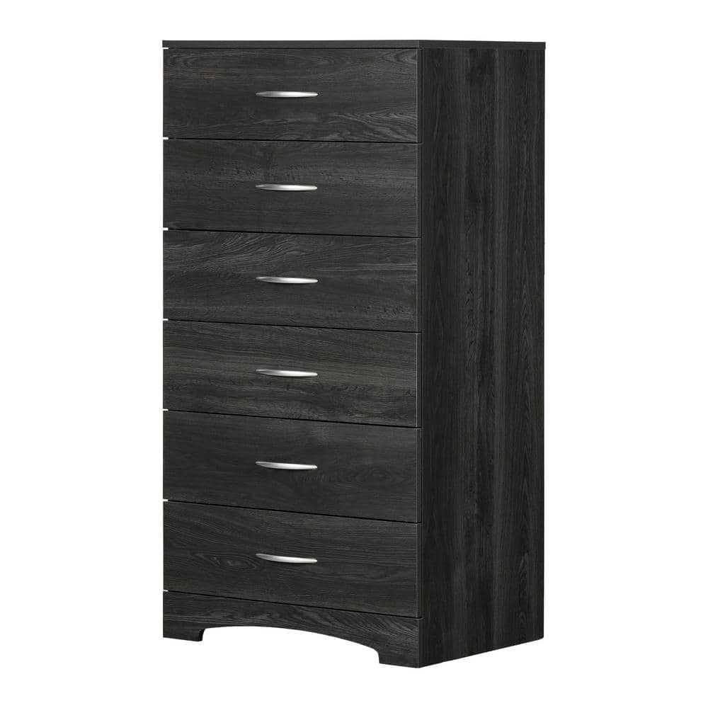 South Shore Step One, Contemporary Chest, Gray