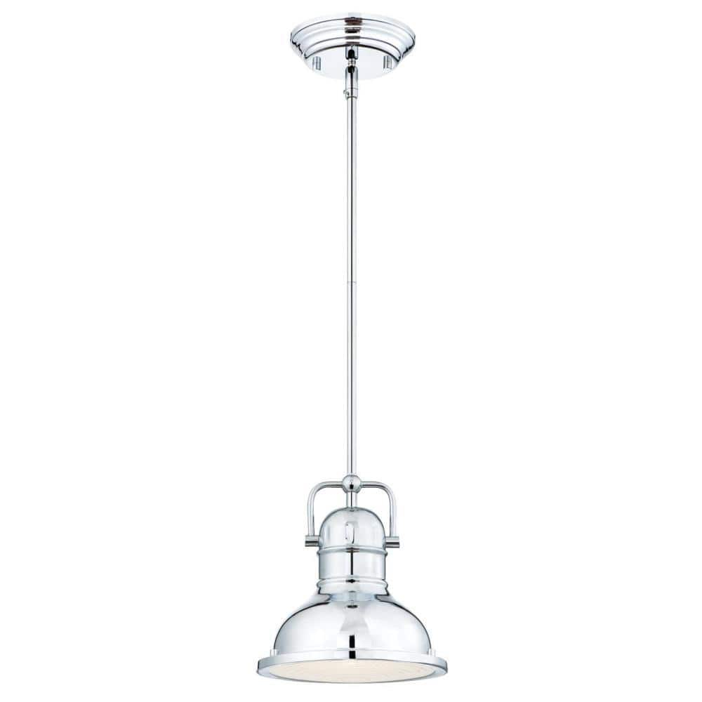 Westinghouse Boswell LED Pendant Chrome Finish Frosted Prismatic Lens