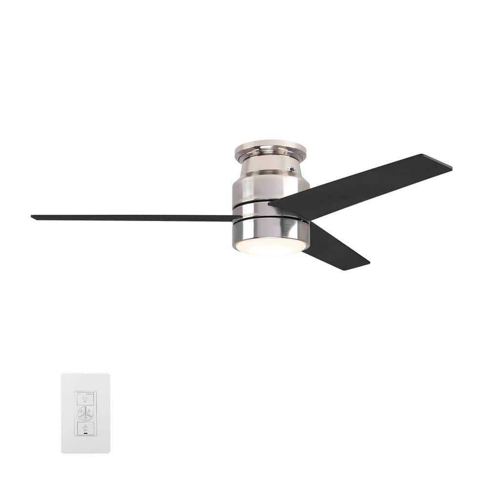 CARRO Aurora 52-inch Indoor Smart Ceiling Fan with Wall Control, Light Kit Included, Works with Alexa/Google Home/Siri