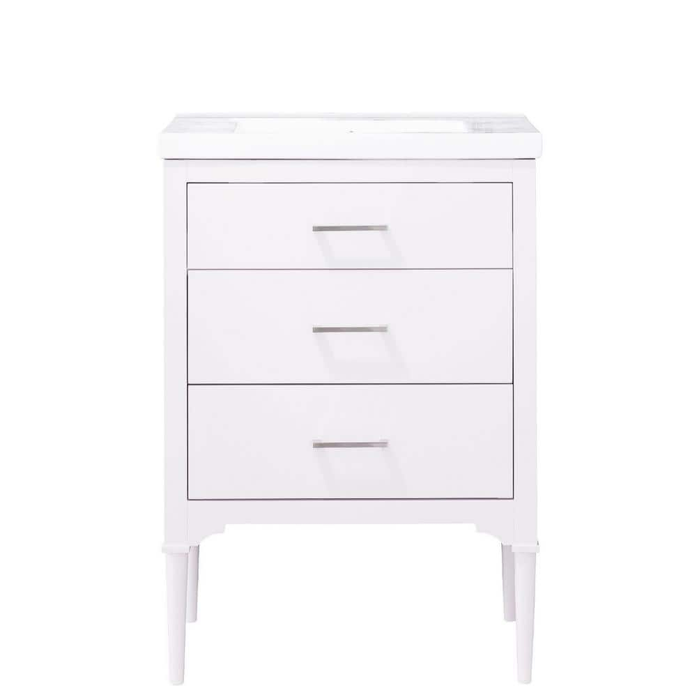Design Element Mason 24" Single Sink Bathroom Vanity in White