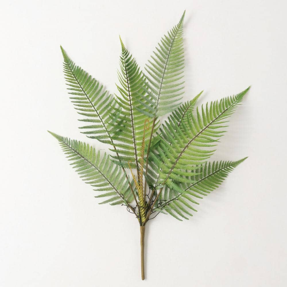 Sullivans Artificial 23.5" Fern Bush, Green