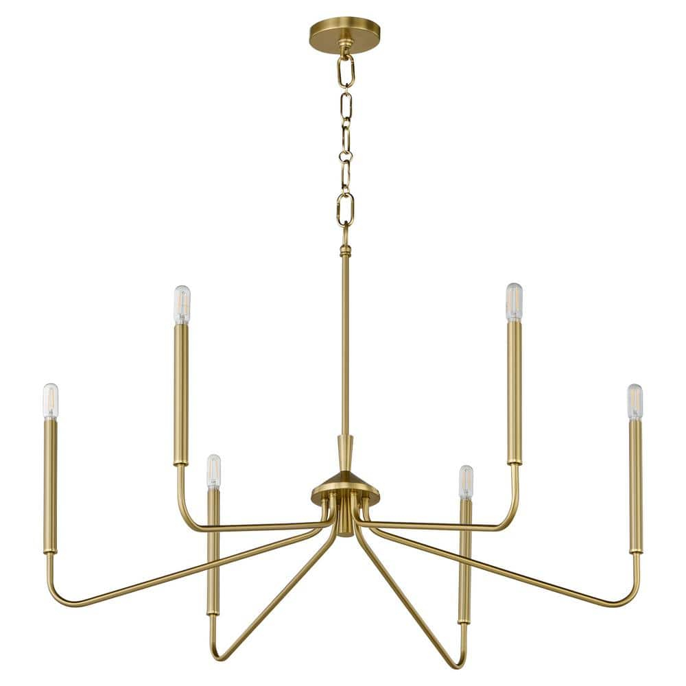 Quorum Lighting - Providence - 6 Light Chandelier-23.25 Inches Tall and 12.25