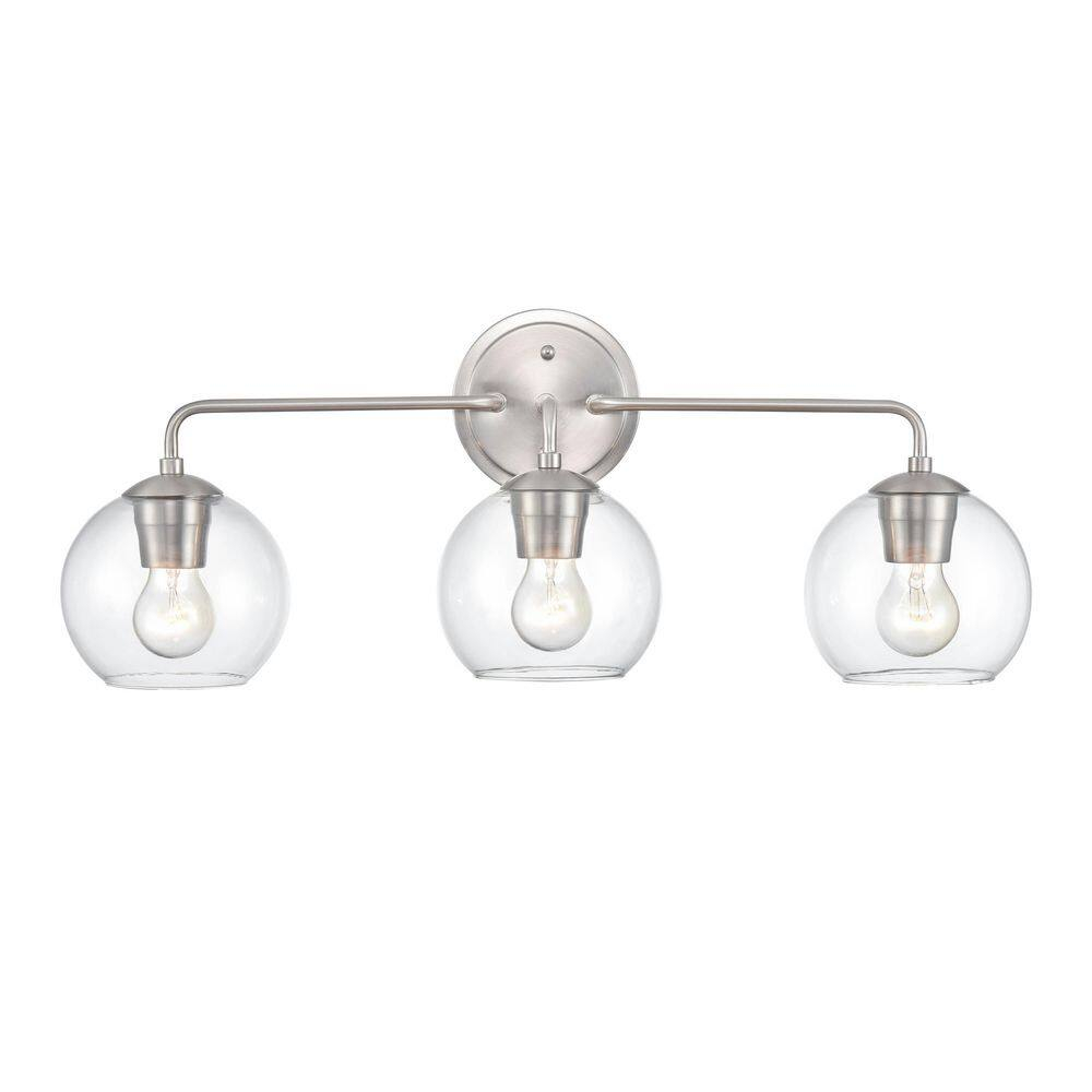 Millennium Lighting 3 - Light Vanity in  Brushed Nickel