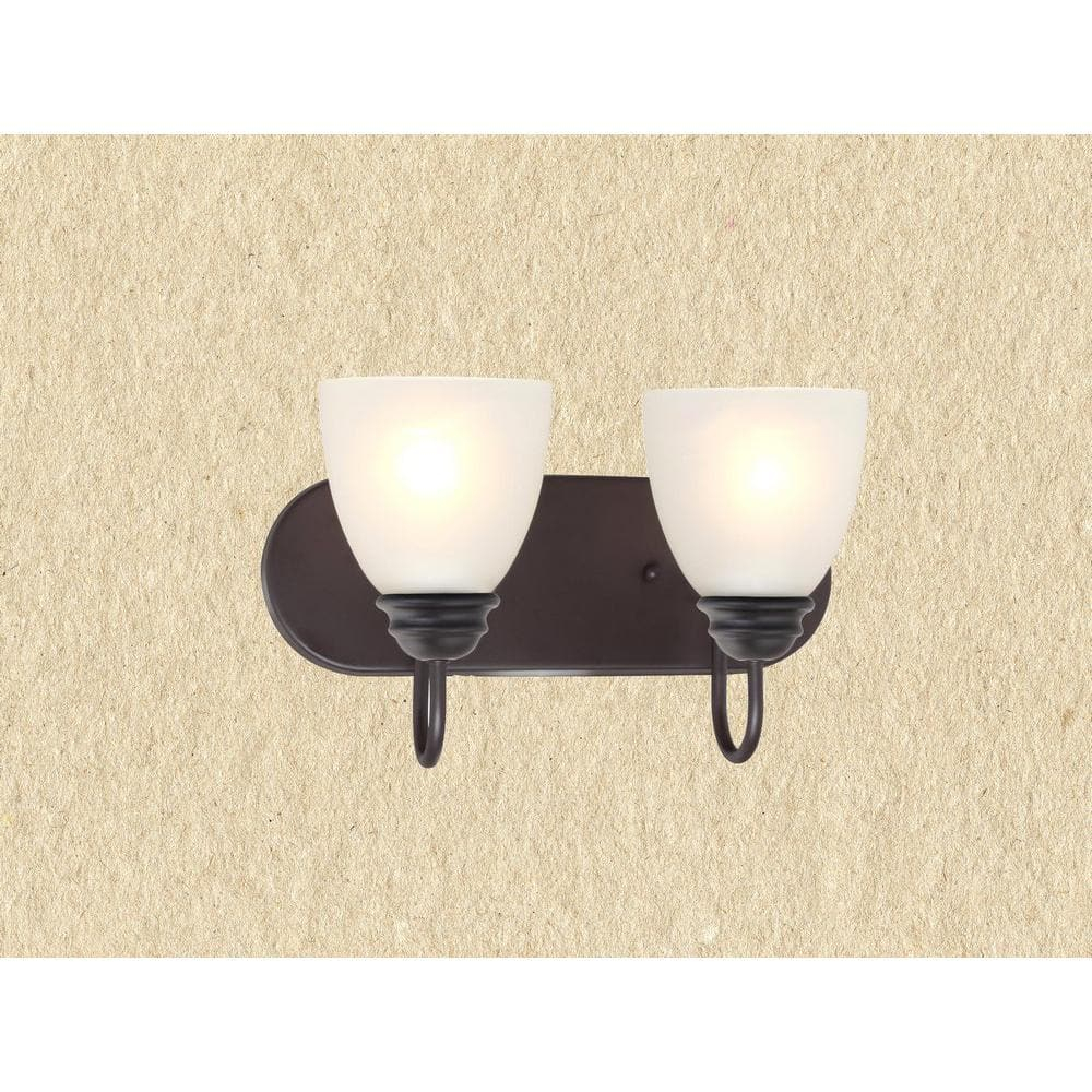 Volume Lighting  Mari 2-Light Indoor Antique Bronze Sconce Vanity