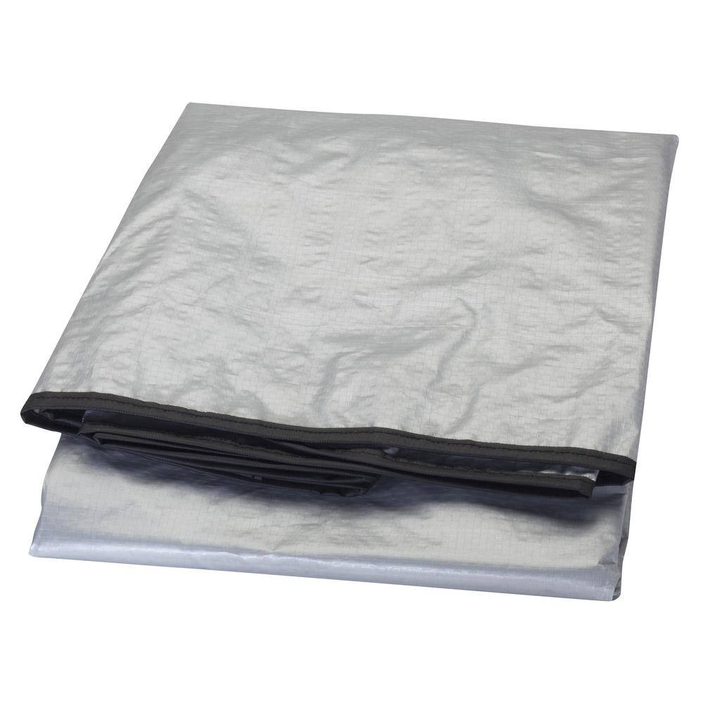 M-D Building Products 03426 Silver Air Conditioning Cover for Central Round Units