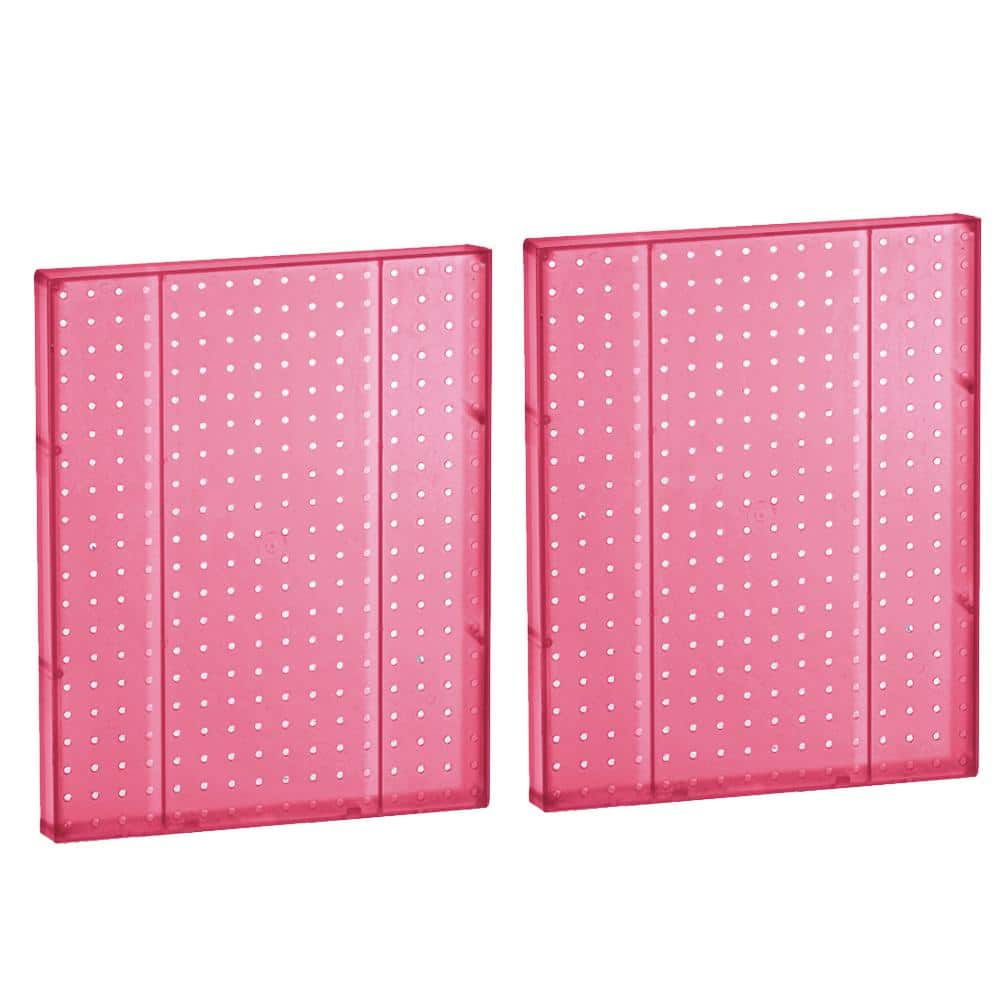 Pegboard Wall Panel Storage Solution, Size: 16"x 20", 2-Pack