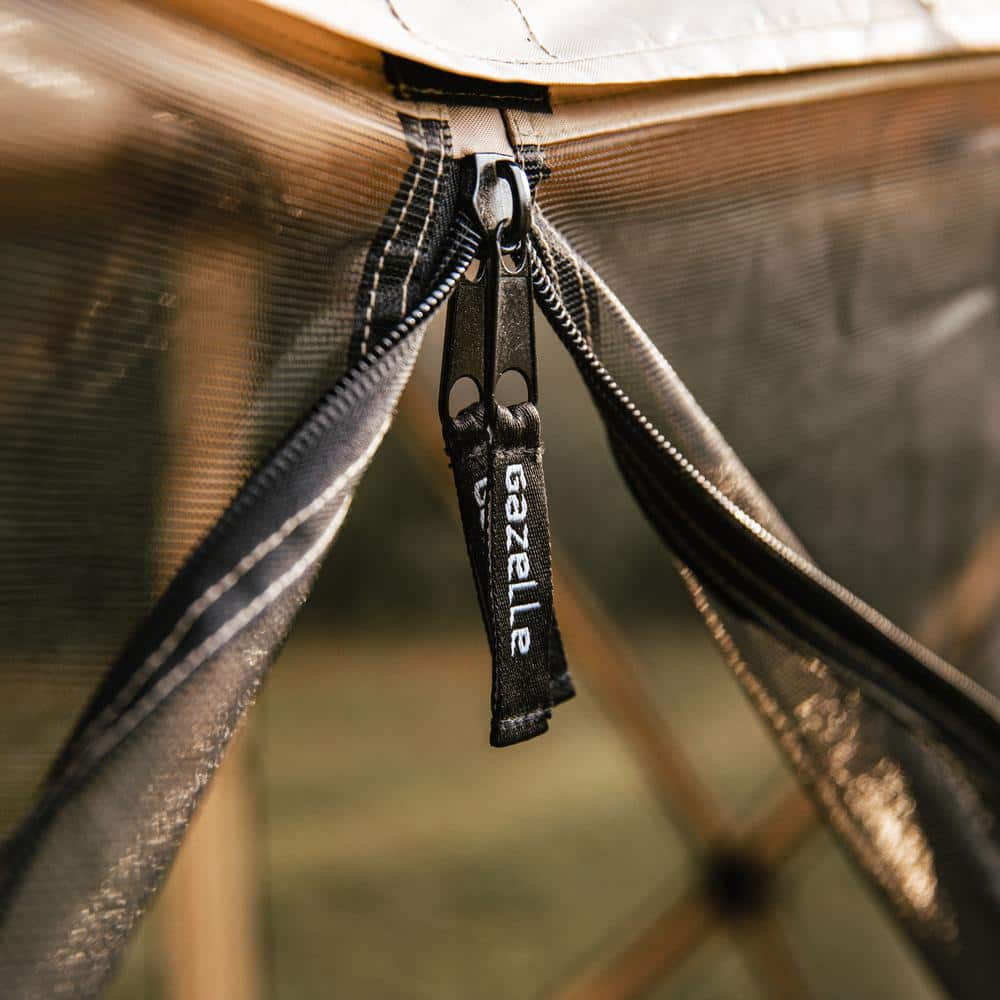 Gazelle Tents™, G5 5-Sided Portable Gazebo, Hub Screen Tent, TriTech Mesh, GG502DS