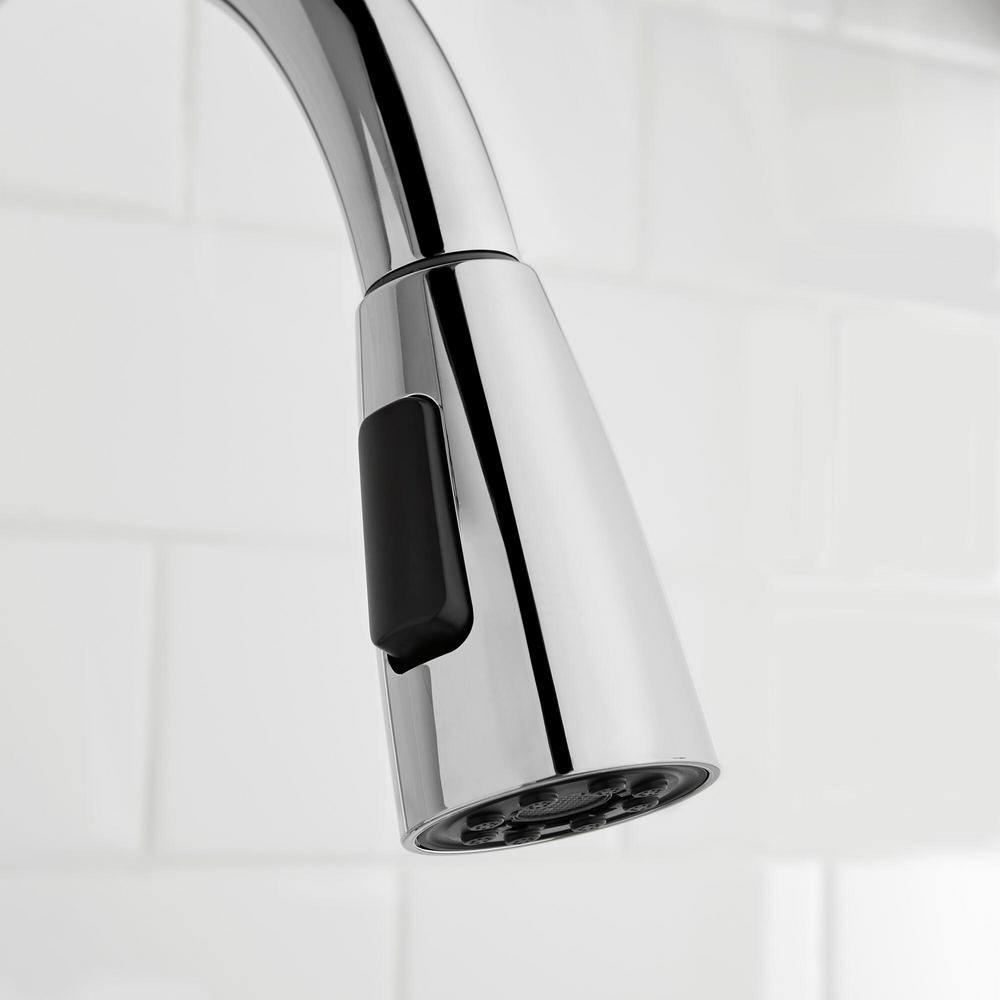 Vazon Touchless Single-Handle Pull-Down Sprayer Kitchen Faucet with TurboSpray in Chrome
