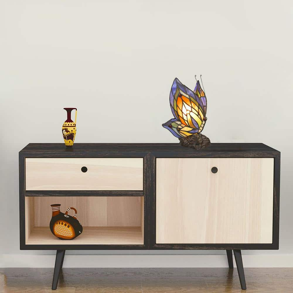 HOME ACCESSORIES INC Tiffany Metal Novelty Lamp (Set of 2)