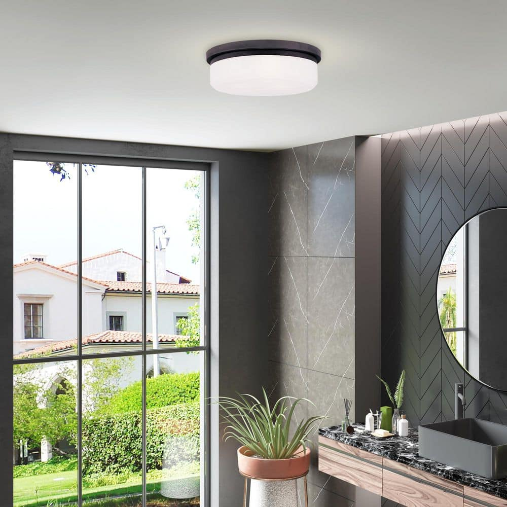 Livex Lighting Stratus 3 - Light Flush Mount in  Bronze