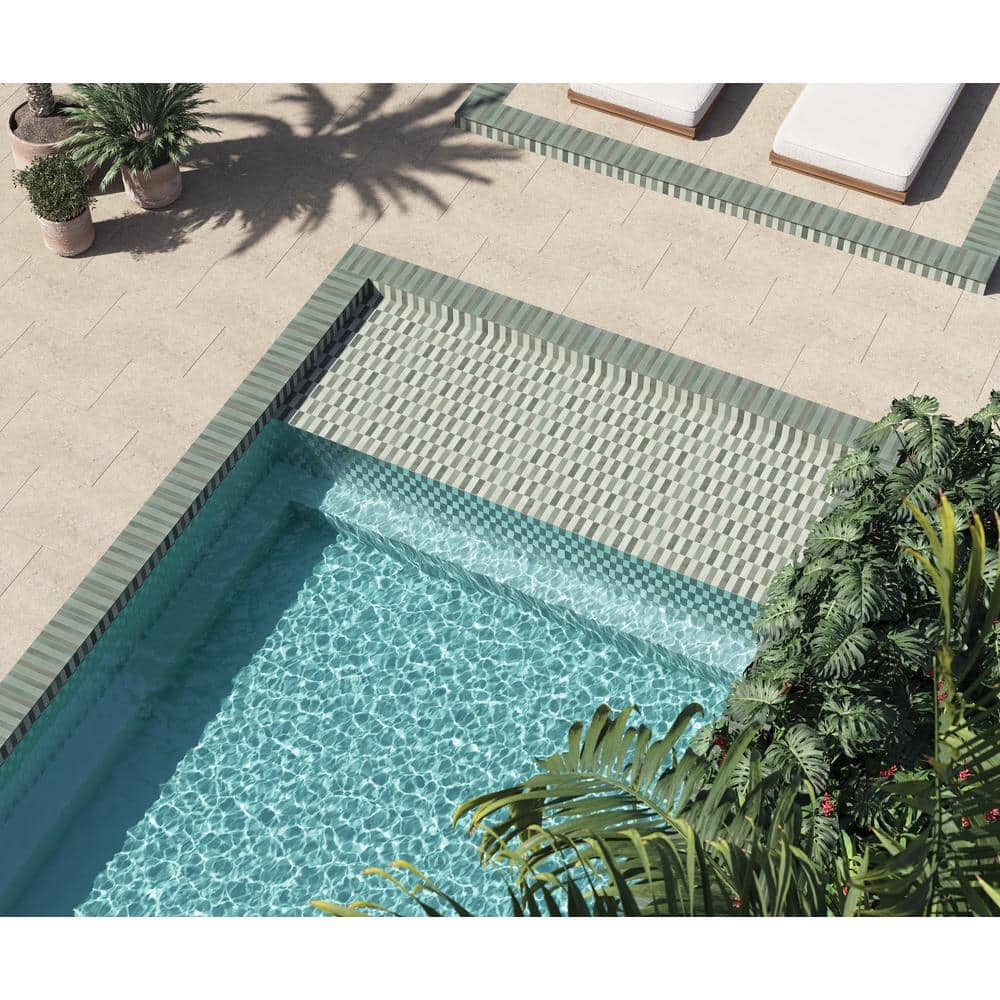 Celine 2.5" x 12" Porcelain Mosaic Wall & Floor Tile