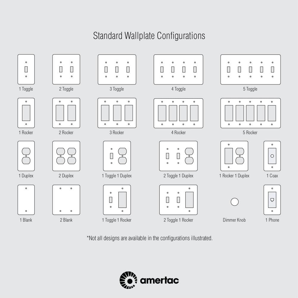Amerelle 65TTAB Filigree Wallplate, 2 Toggle, Antique Brass