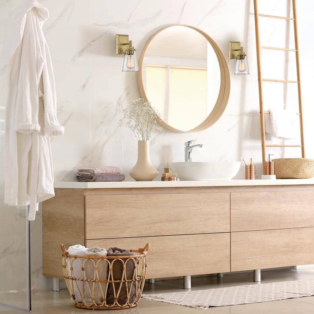 DESIGNERS FOUNTAIN Westin 1-Light Wall Sconce, Brushed Gold, 95701-BG