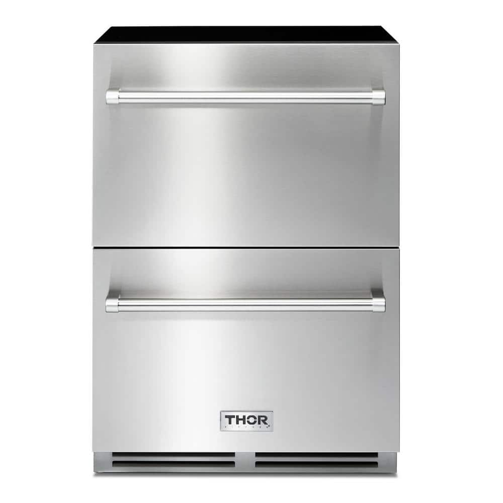 THOR Kitchen Indoor/Outdoor Double Drawer Refrigerator - TRF24U