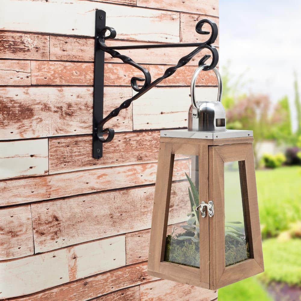 Aubren Metal Weather Resistant Bracket Plant Stand (Set of 2)