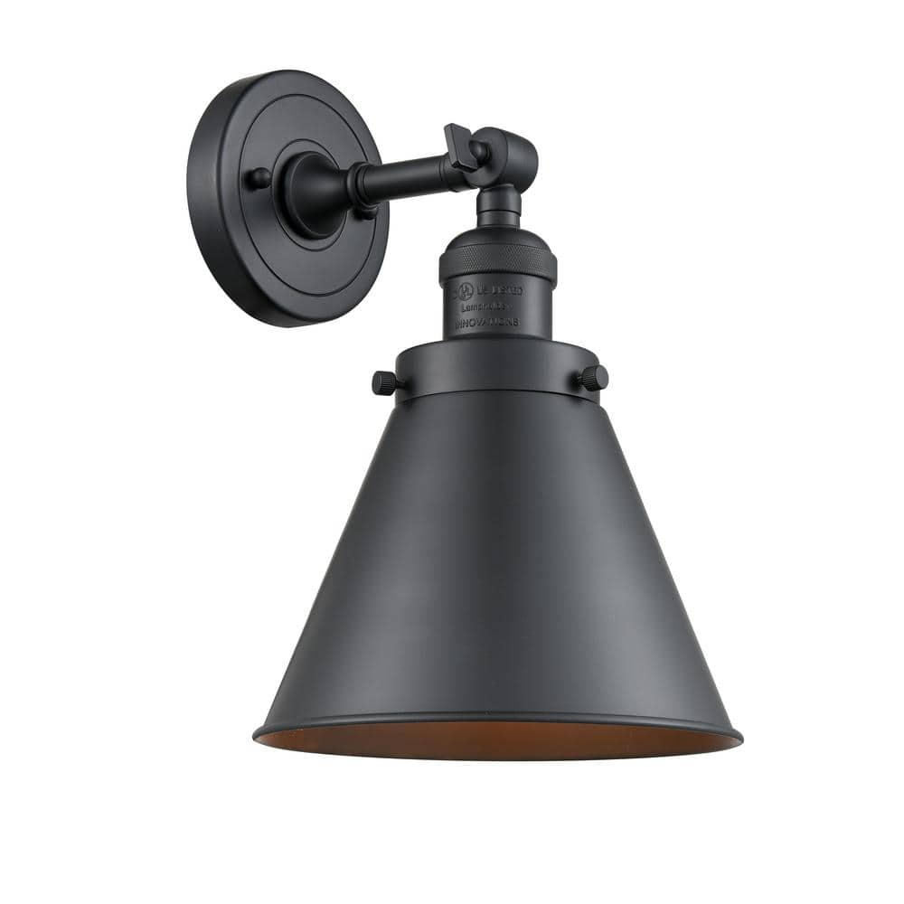 Innovations Lighting 1 - Light Sconce in  Matte Black