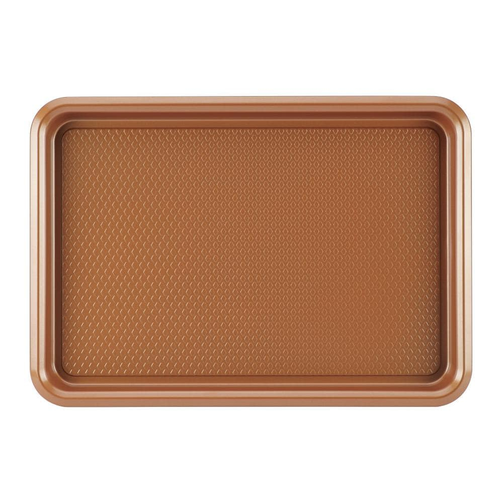 Ayesha Curry Bakeware Nonstick Cookie Pan, 10" x 15", Copper