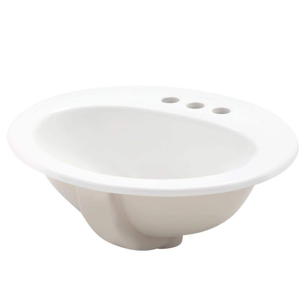 Pennington® Self-Rimming Drop-in Bathroom Sink with 4" Centers