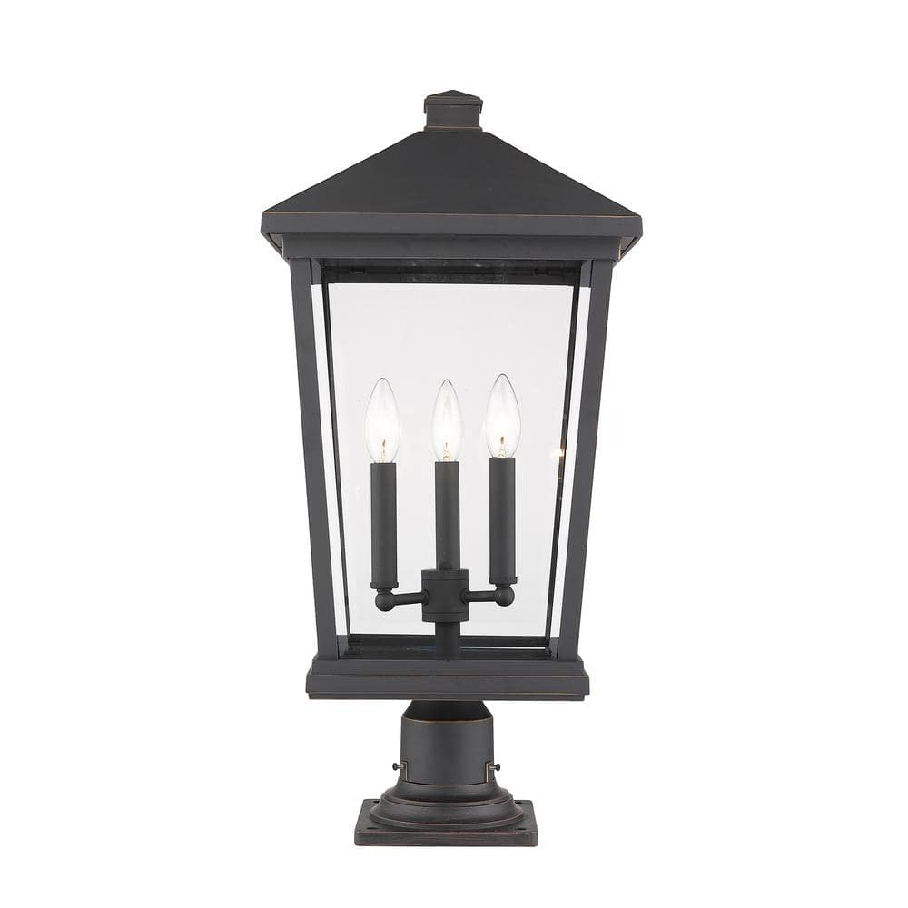 Z-Lite Portland 1 - Light Lantern in  Oil Rubbed Bronze