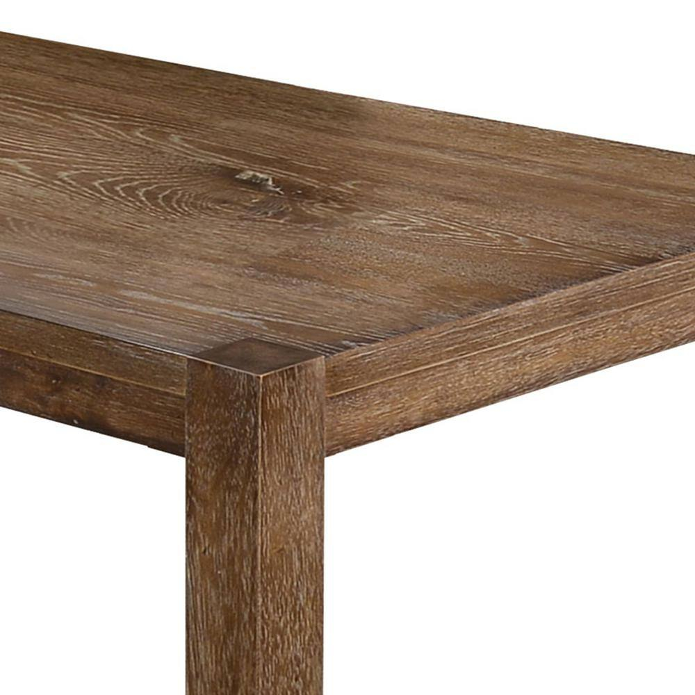 Best Master Furniture Janet 60" Wood Counter Height Dining Table in Driftwood