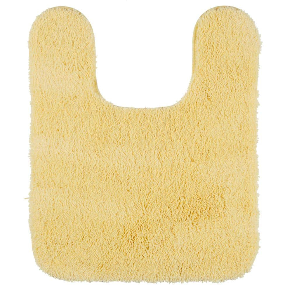 Mohawk Home Pure Perfection Nylon Bath Rug Contour, Butter Cream 1'8" x 2'