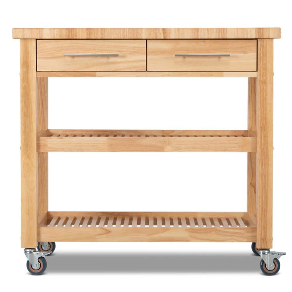 Chris & Chris  Pro Chef Work Station Natural All Wood Beige