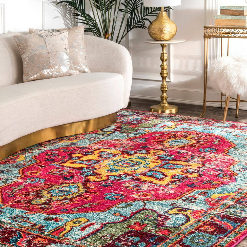 Corbett Vintage Boho Multi 5 ft. x 8 ft. Area Rug