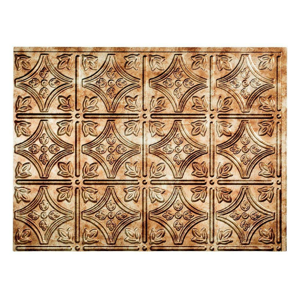 Fasade Berm Bronze Trad 1 Panel D60-17 Pack of 5
