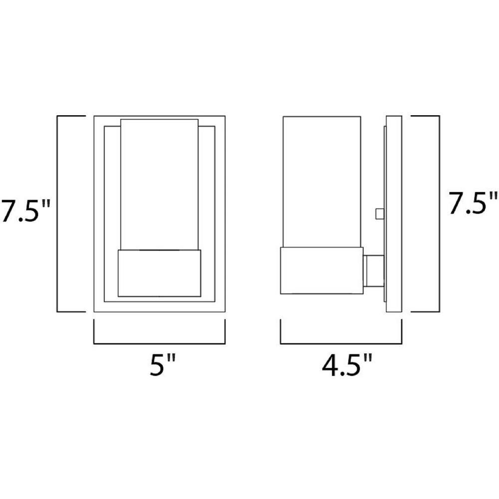 Maxim Lighting - One Light Wall Sconce - Wall Sconce - Silo-One Light Wall