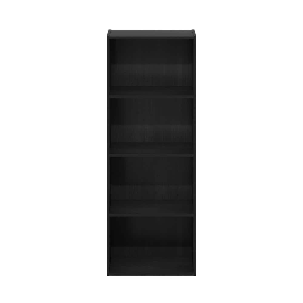 Furinno Luder 4-Tier Open Shelf Bookcase, Blackwood