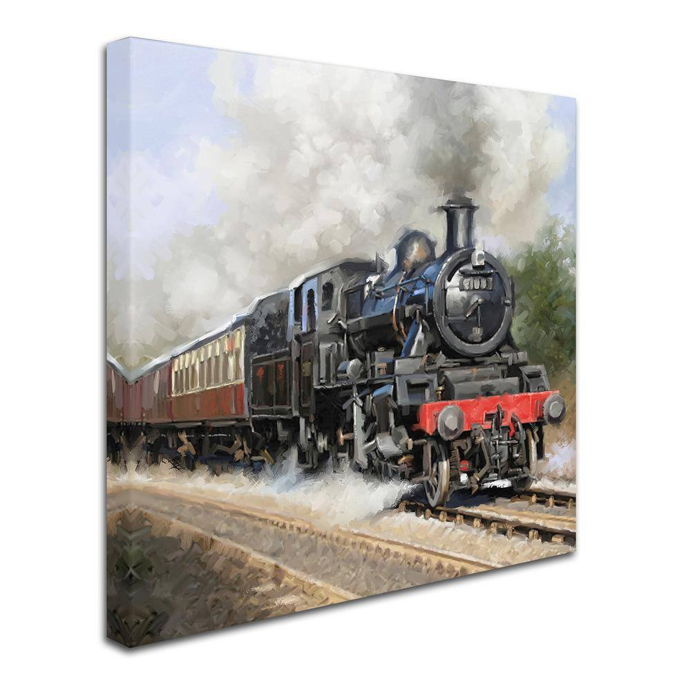 The Macneil Studio 'Steam train Square' Canvas Art